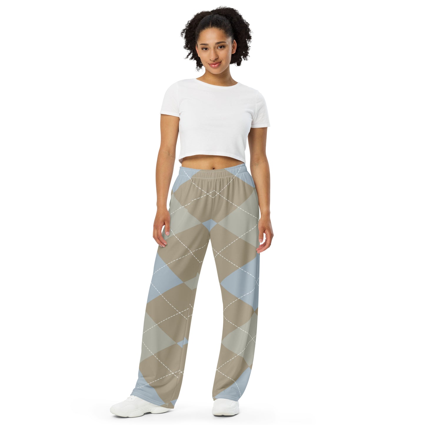 Tartan 1 Unisex Wide-Leg Pants