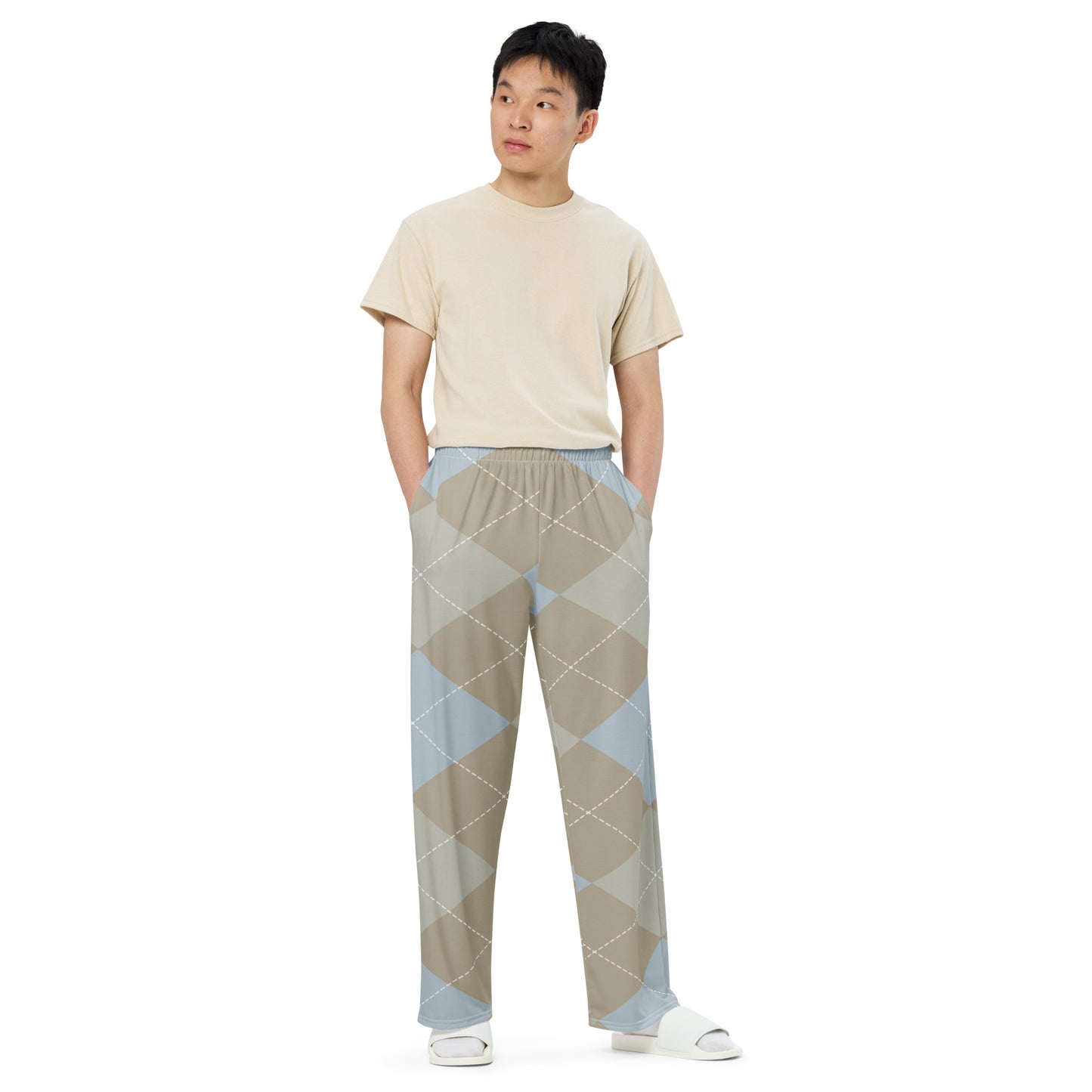 Tartan 1 Unisex Wide-Leg Pants