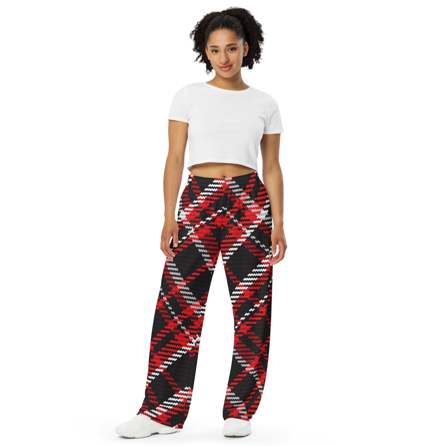 Tartan 5 Unisex Wide-Leg Pants