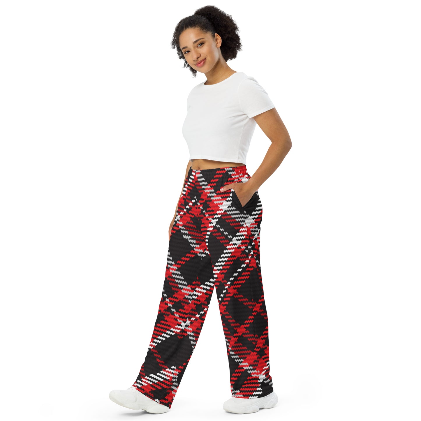 Tartan 5 Unisex Wide-Leg Pants