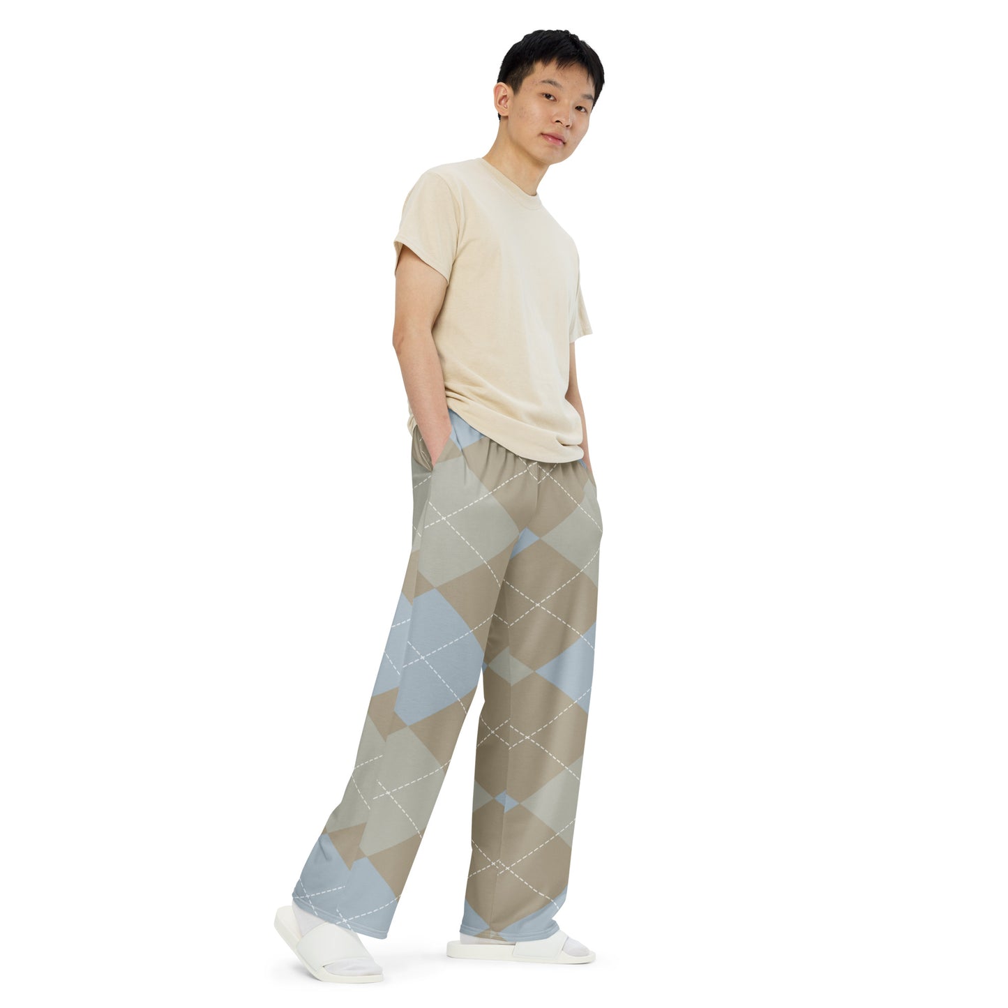 Tartan 1 Unisex Wide-Leg Pants