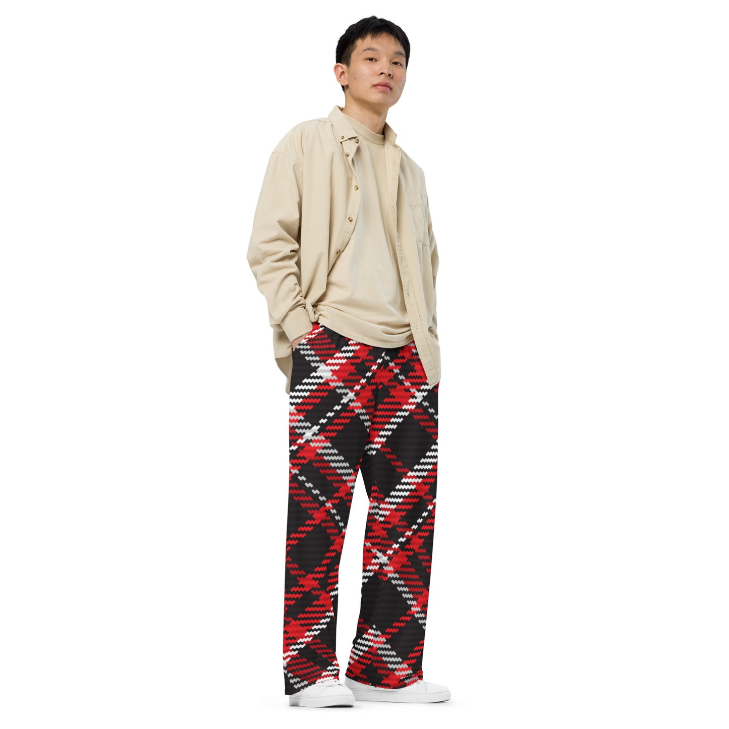 Tartan 5 Unisex Wide-Leg Pants