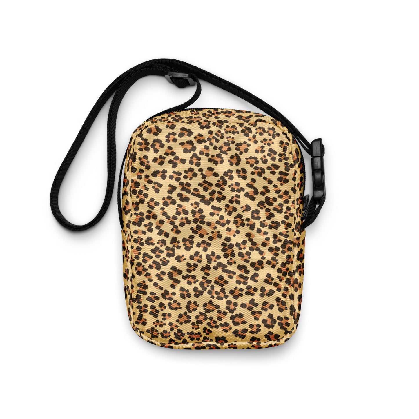 Brown Leopard Utility Crossbody Bag