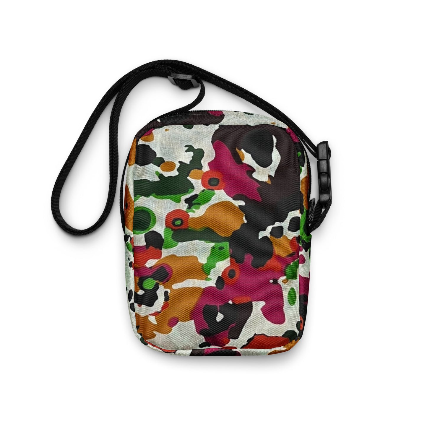 Multicolour Paint Utility Crossbody Bag