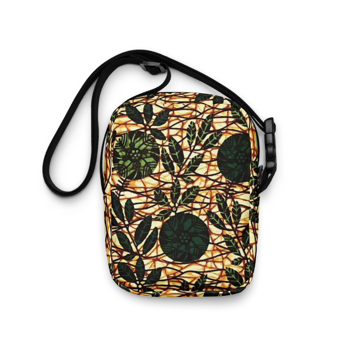 Multicolour Adire Utility Crossbody Bag