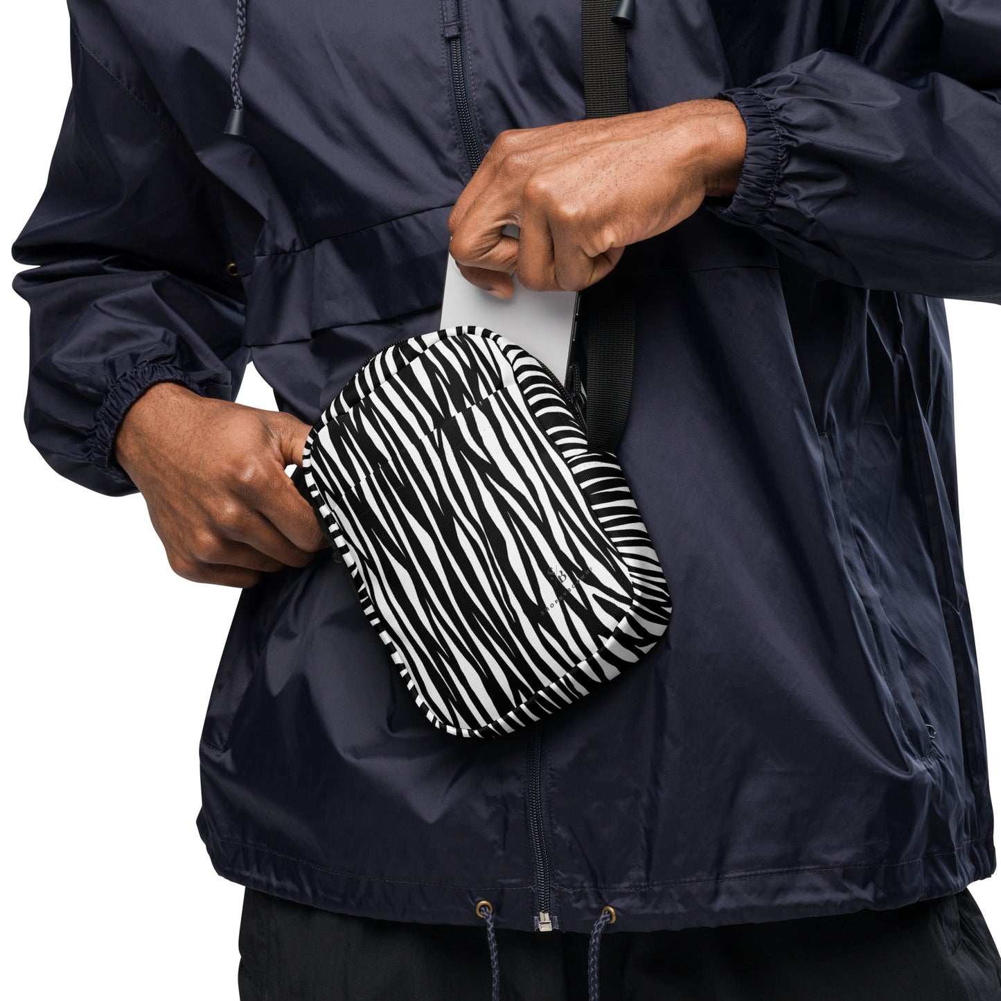 Zebra Utility Crossbody Bag