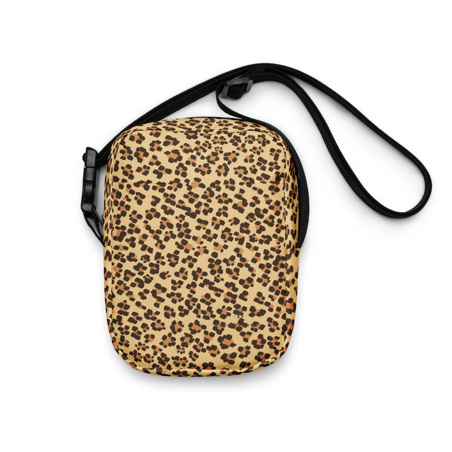 Brown Leopard Utility Crossbody Bag