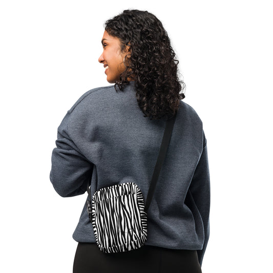 Zebra Utility Crossbody Bag