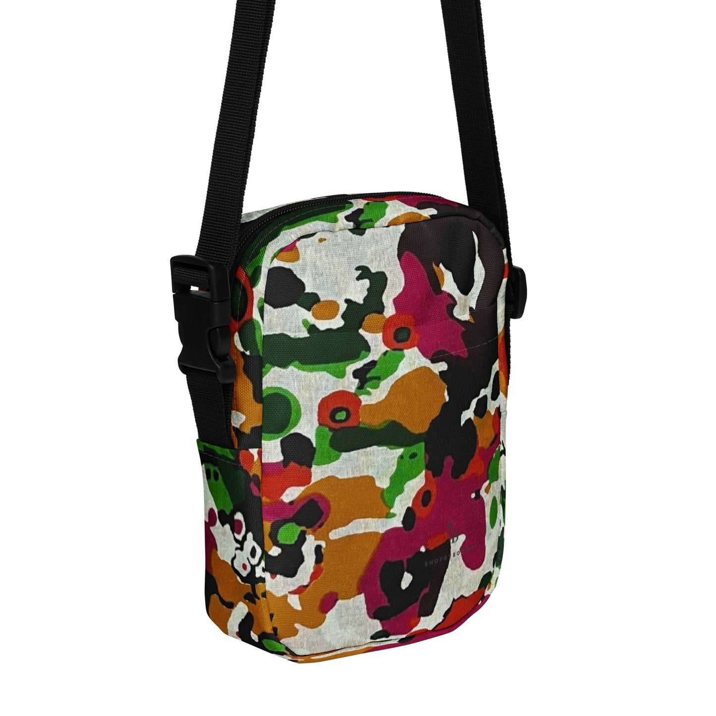 Multicolour Paint Utility Crossbody Bag