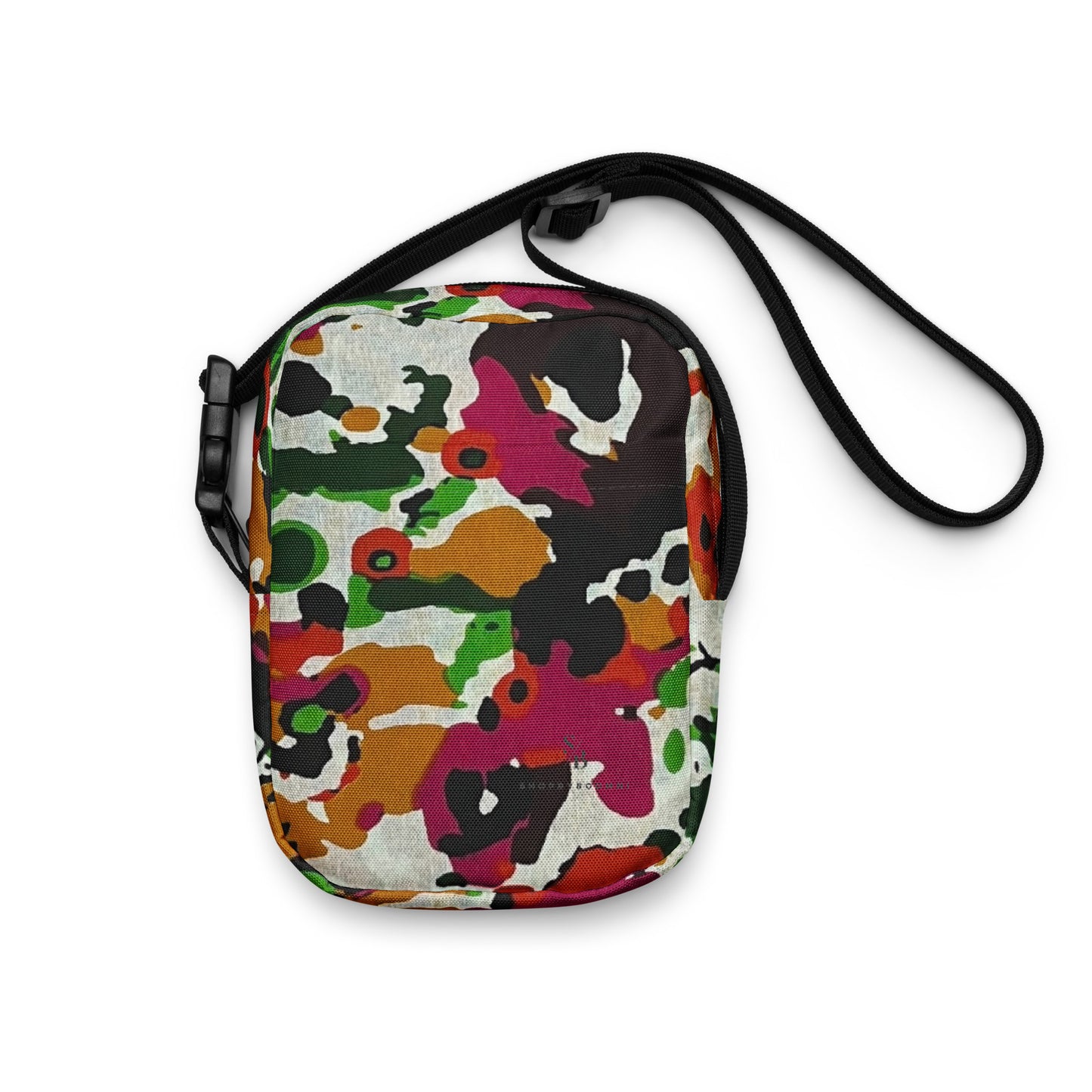 Multicolour Paint Utility Crossbody Bag