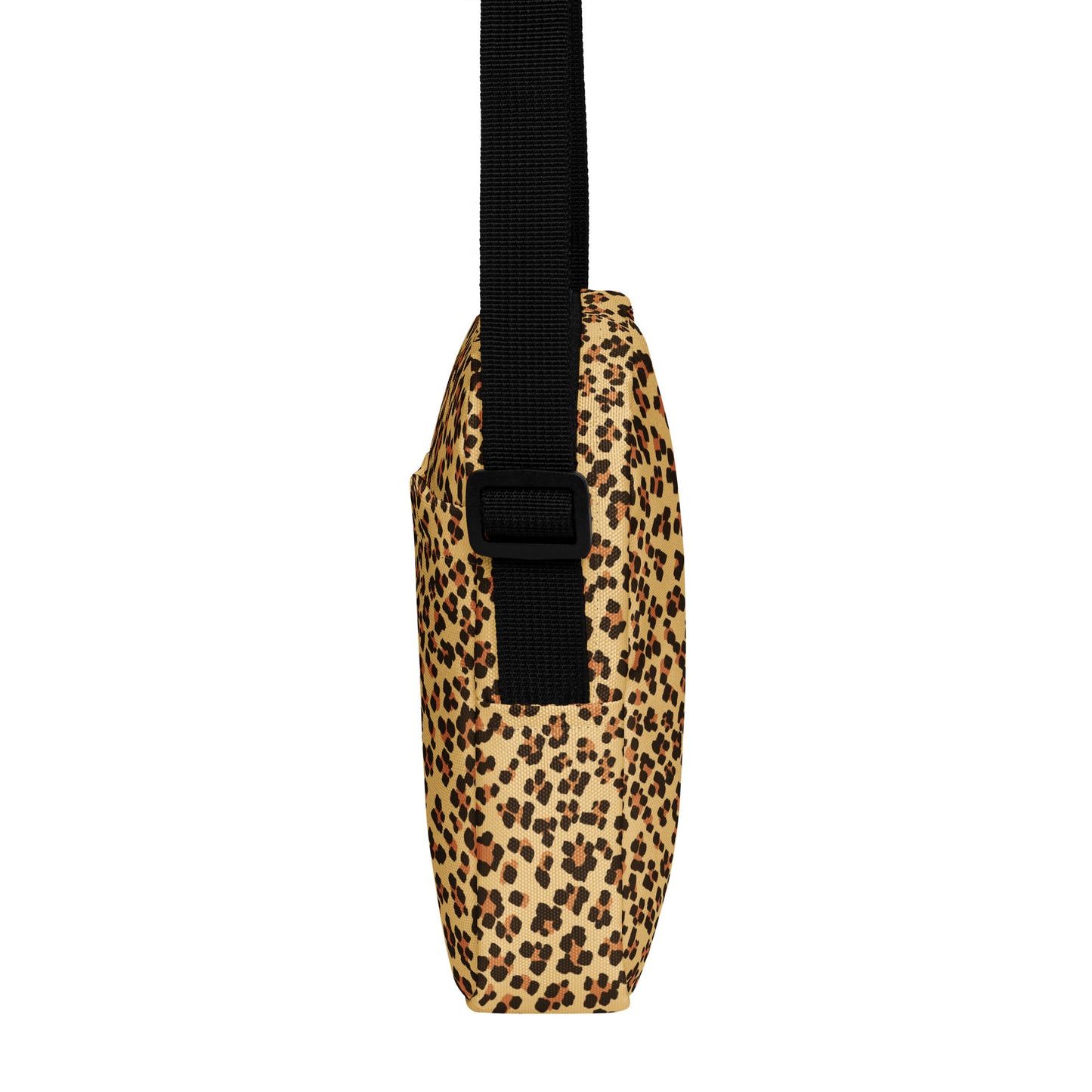 Brown Leopard Utility Crossbody Bag