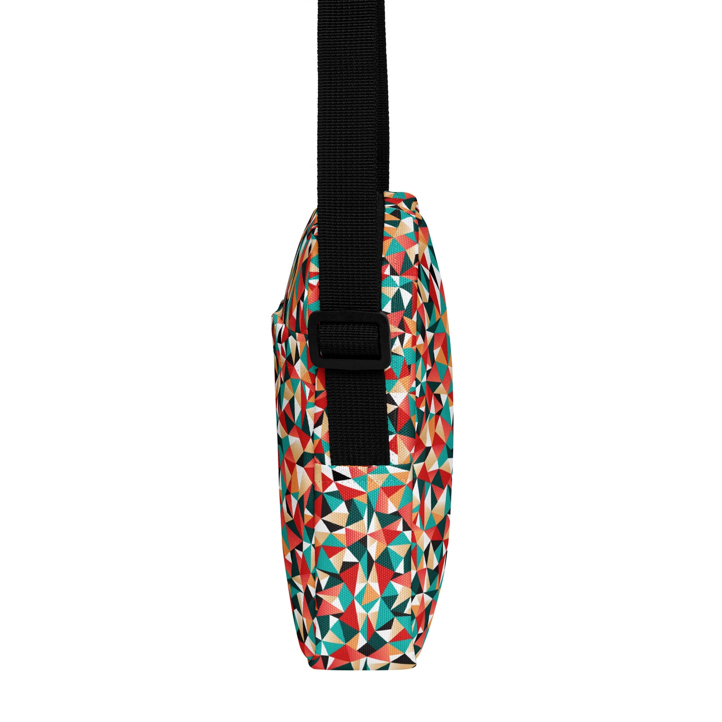 Kaleidoscopic Utility Crossbody Bag