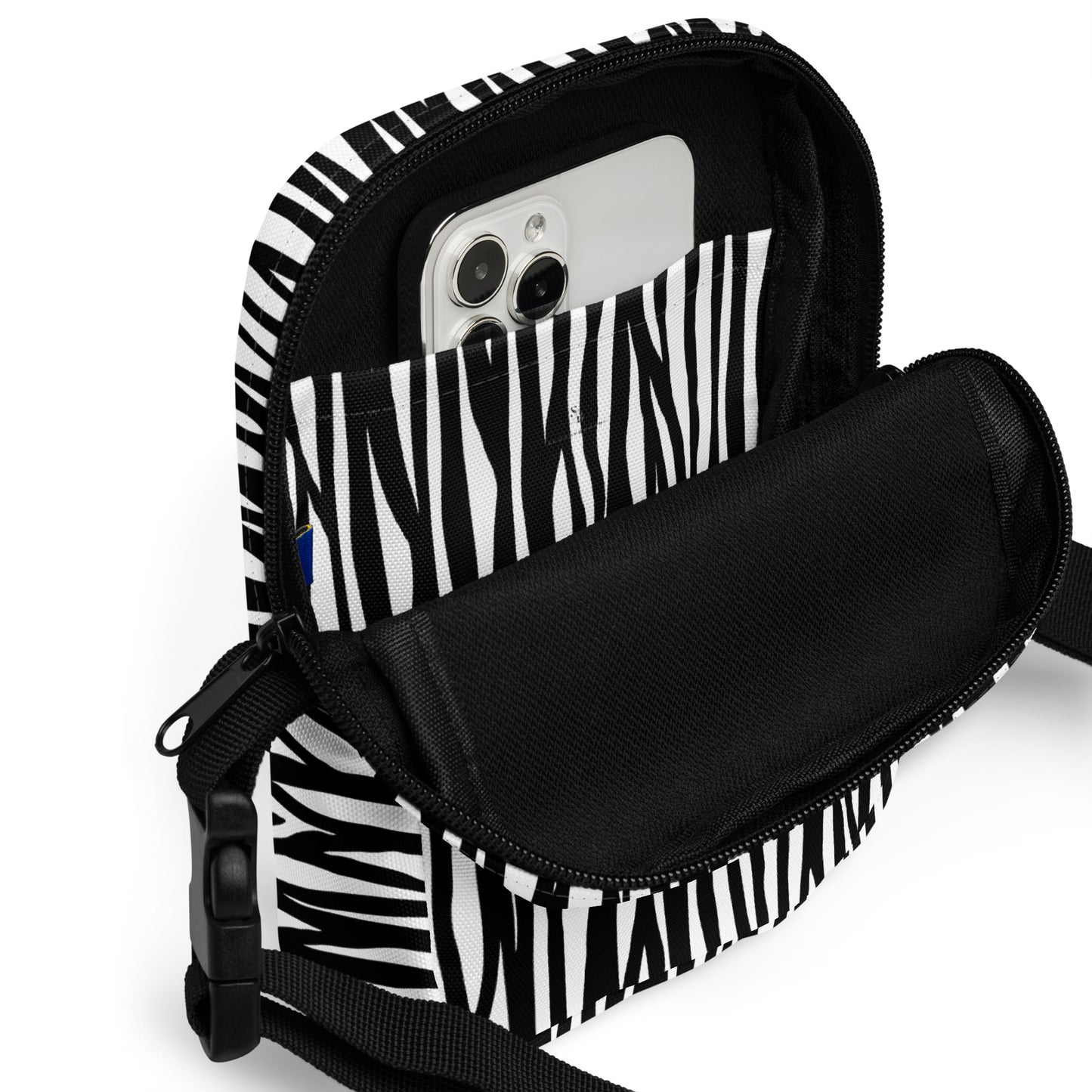 Zebra Utility Crossbody Bag