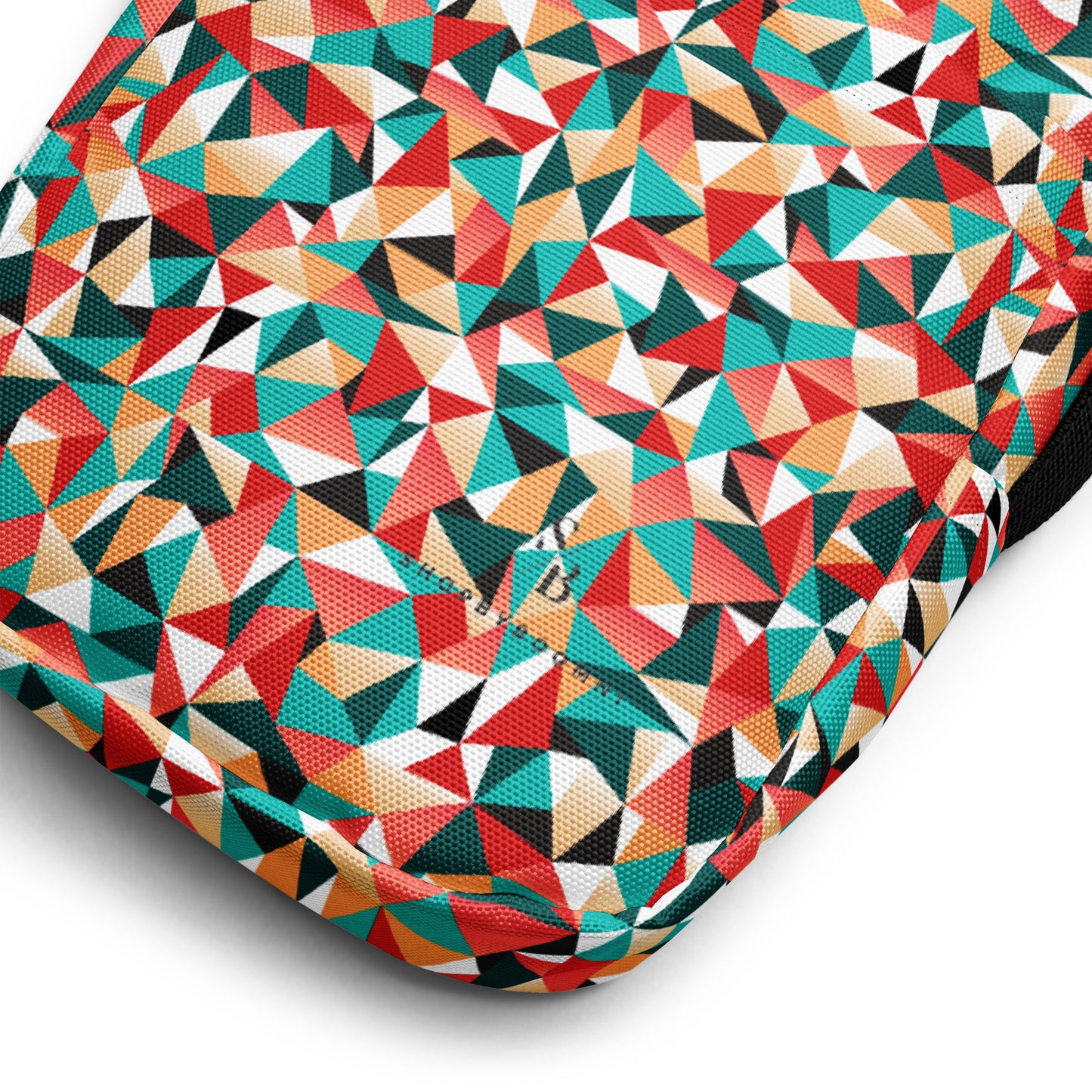 Kaleidoscopic Utility Crossbody Bag