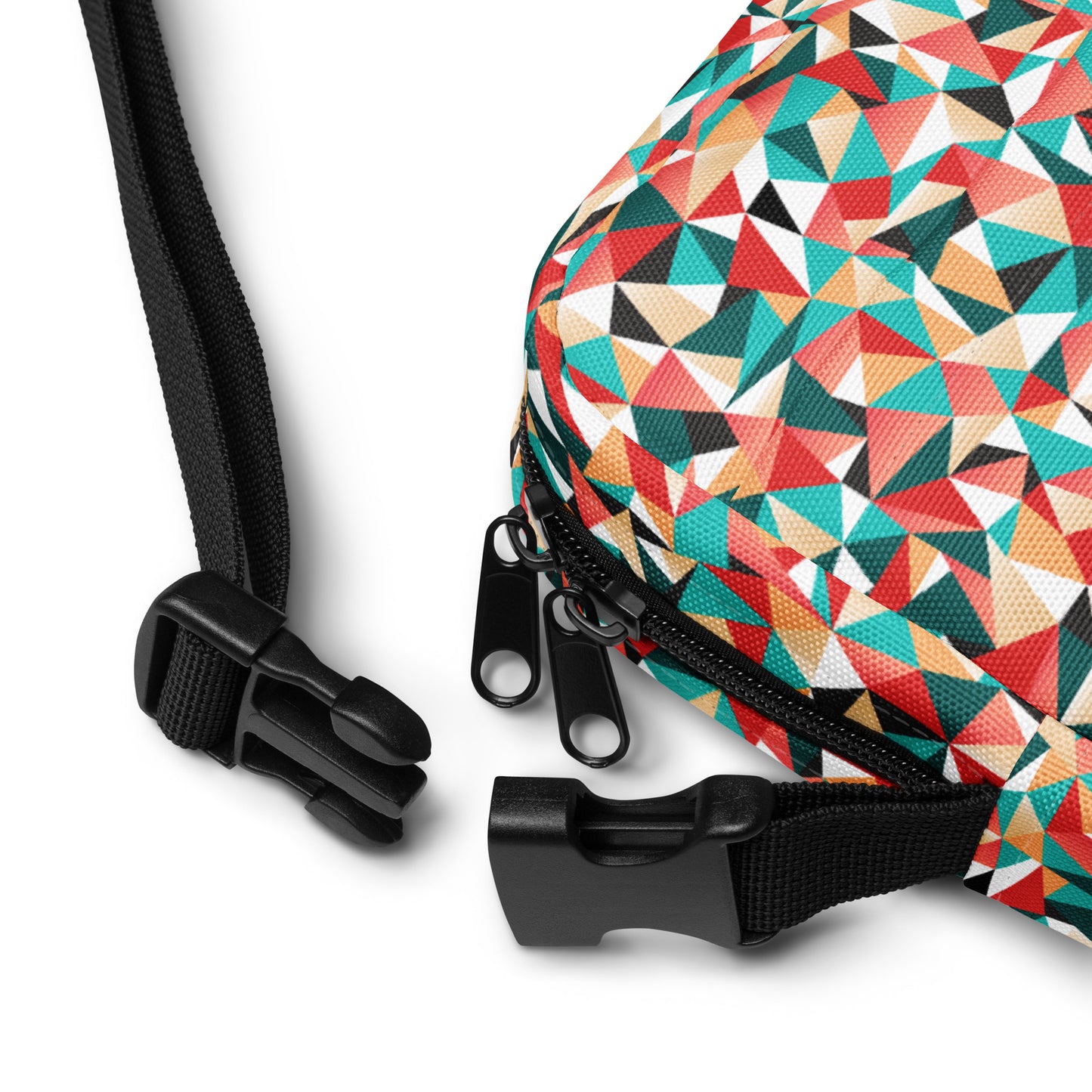 Kaleidoscopic Utility Crossbody Bag