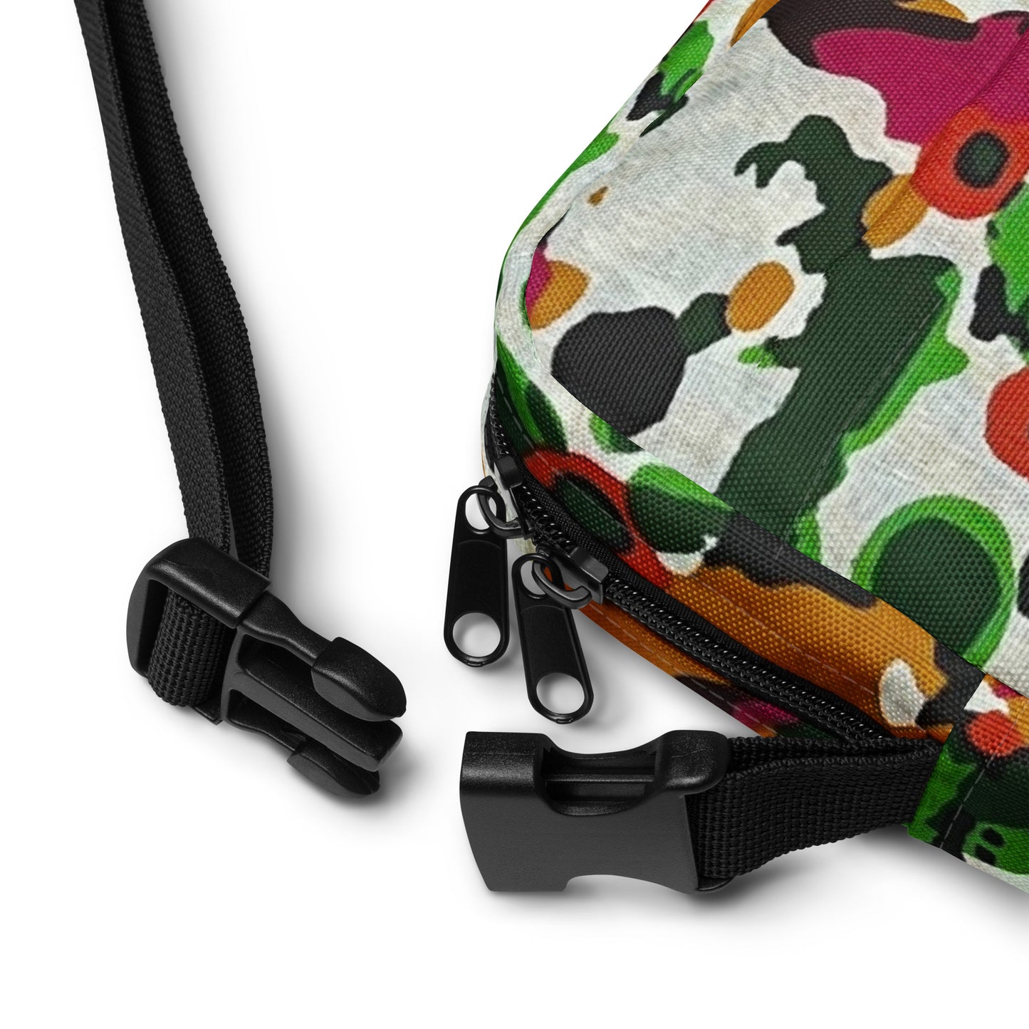 Multicolour Paint Utility Crossbody Bag