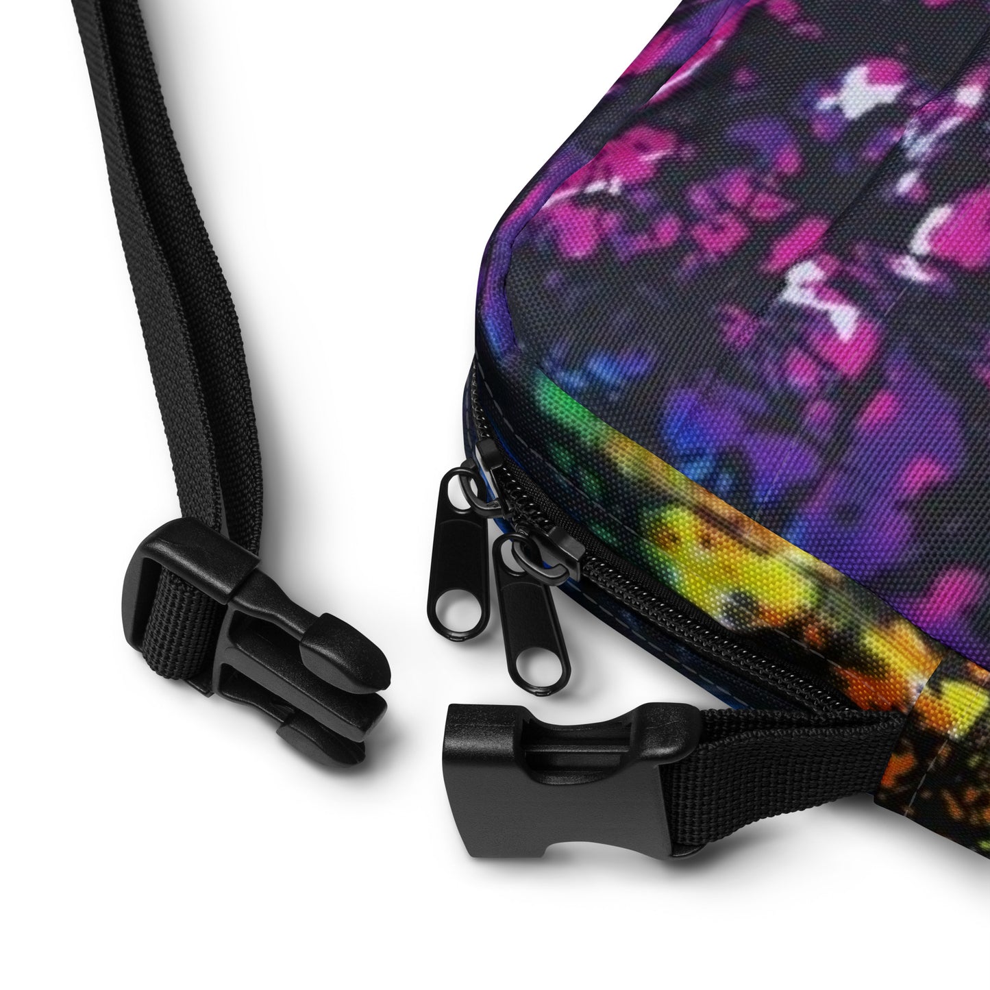 Multicolour Shapes Utility Crossbody Bag