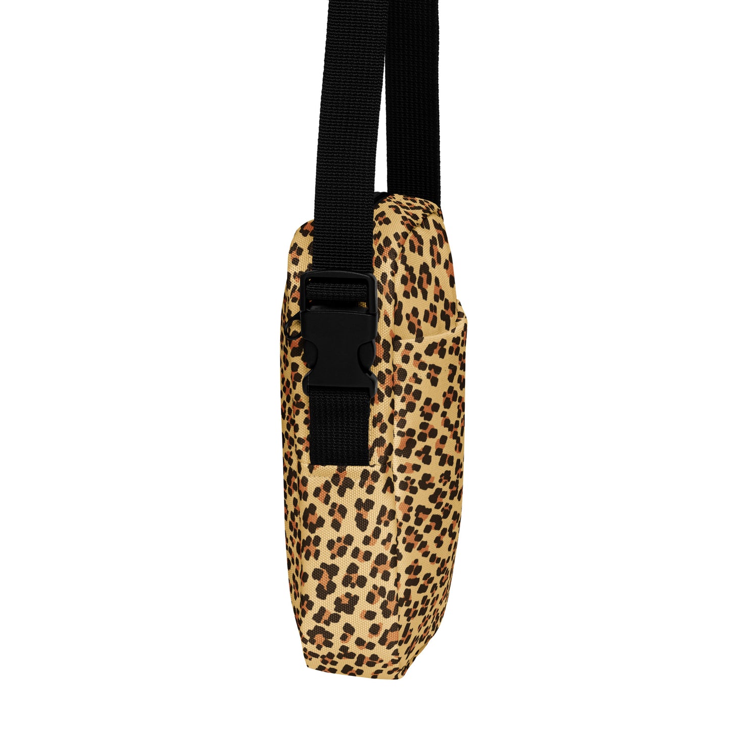 Brown Leopard Utility Crossbody Bag