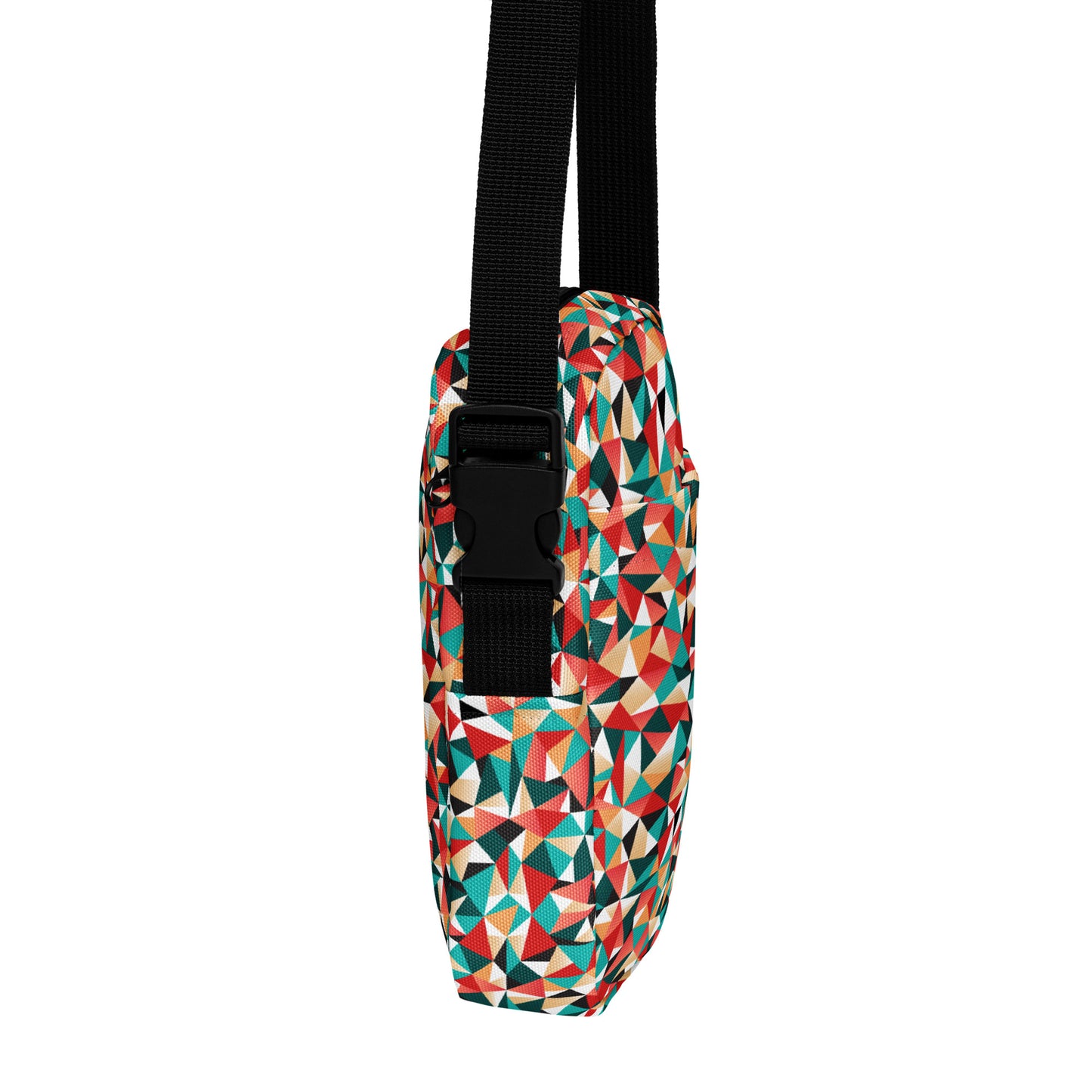 Kaleidoscopic Utility Crossbody Bag