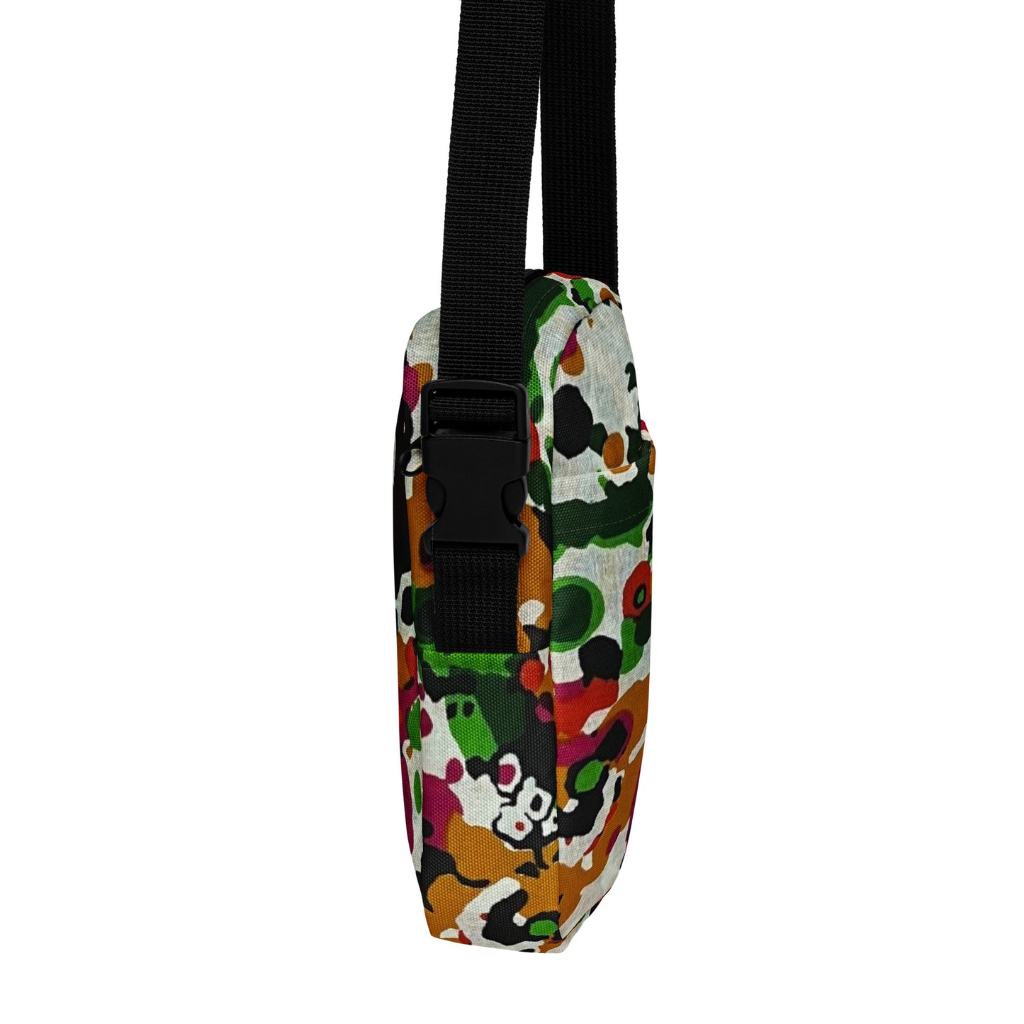 Multicolour Paint Utility Crossbody Bag