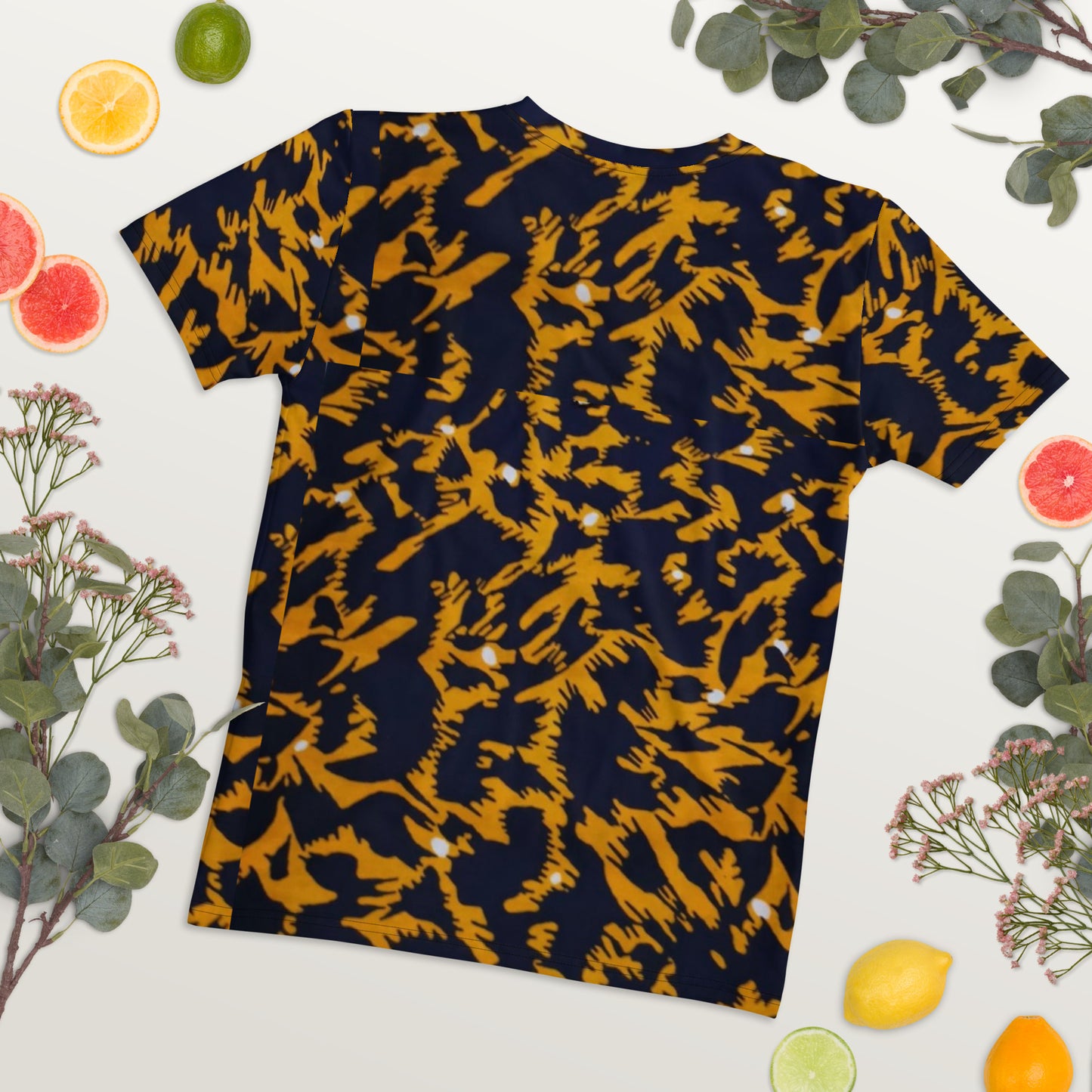 Yellow Leopard Ankara Women's T-shirt