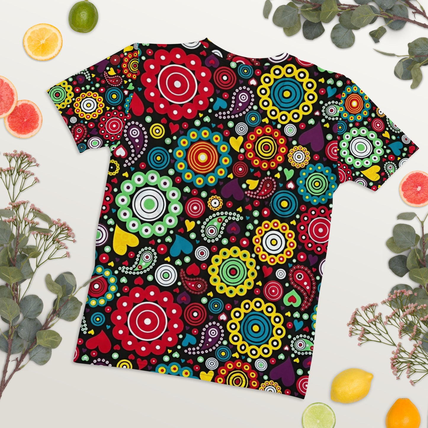 Multicolour Bloom Ankara Women's T-shirt