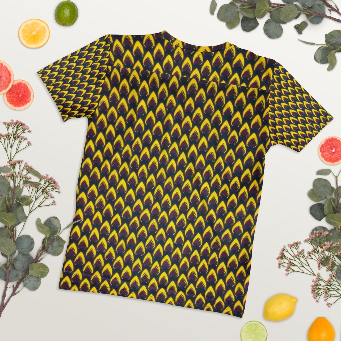 Yellow Flame Ankara Women's T-shirt