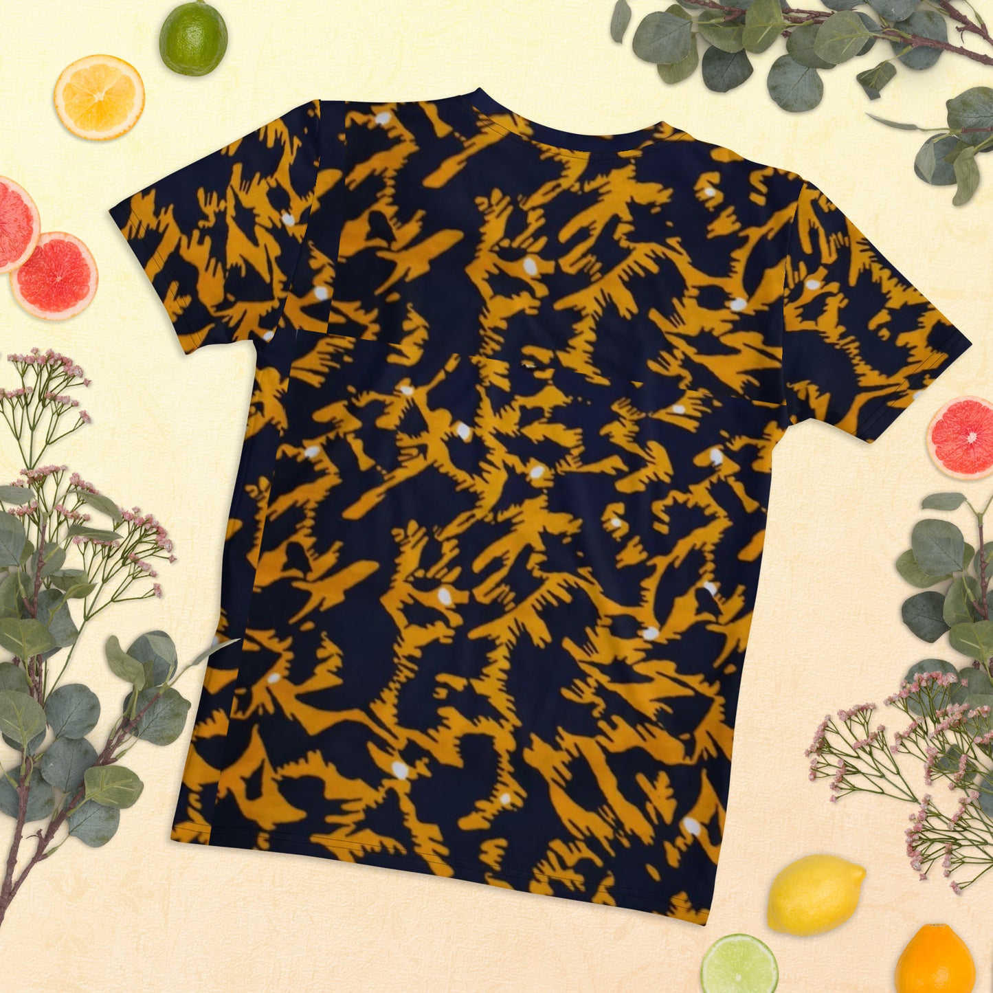 Yellow Leopard Ankara Women's T-shirt