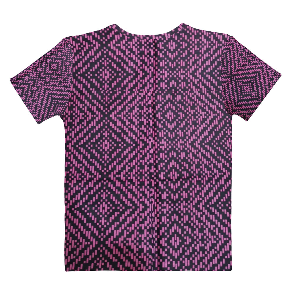 Pink Aztec Ankara Women's T-shirt