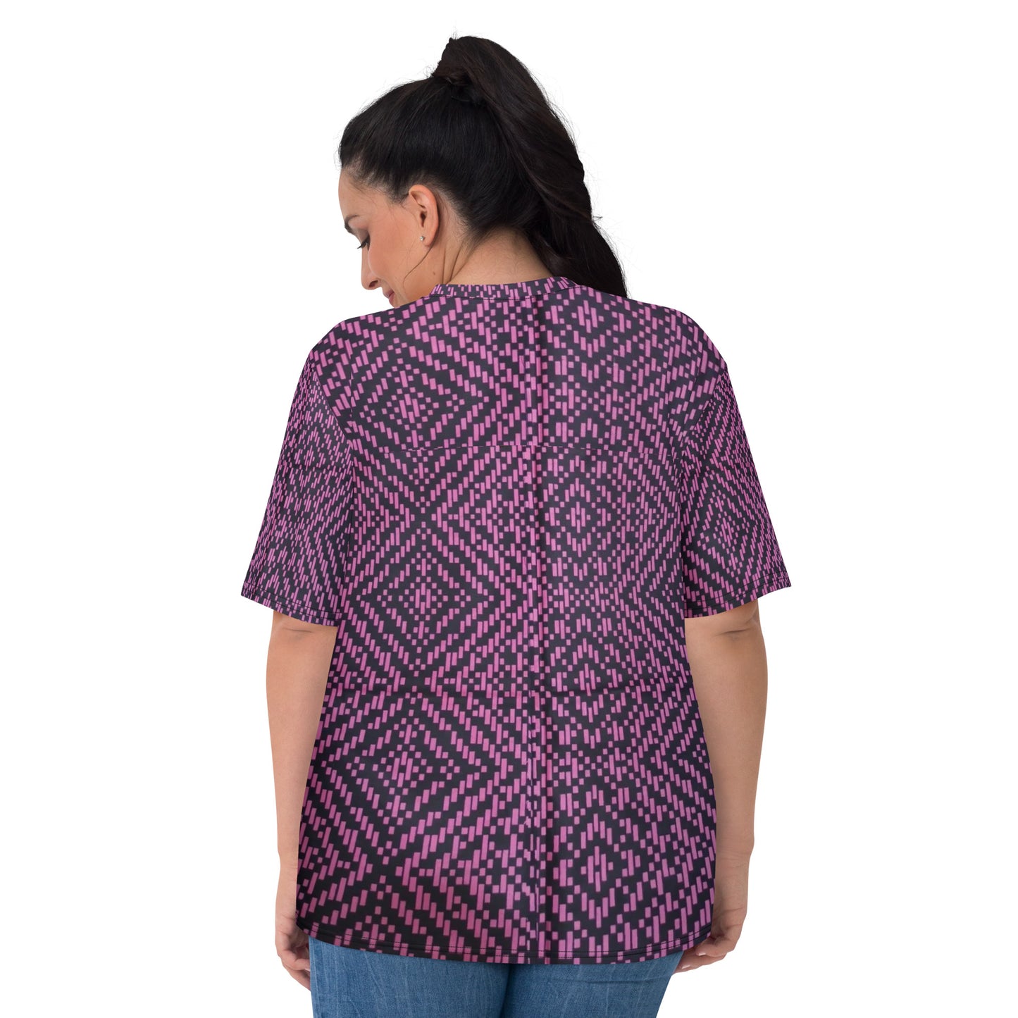 Pink Aztec Ankara Women's T-shirt