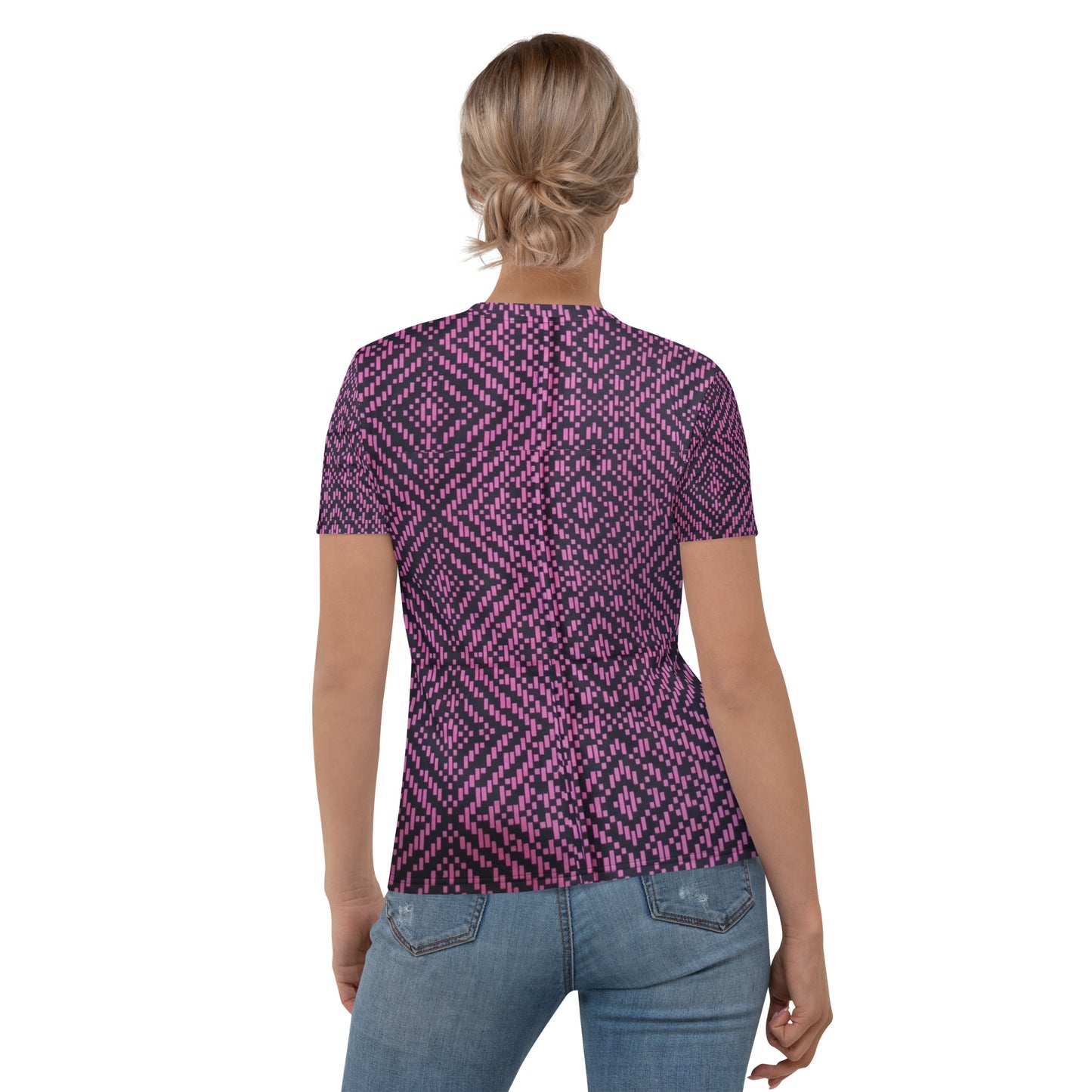 Pink Aztec Ankara Women's T-shirt