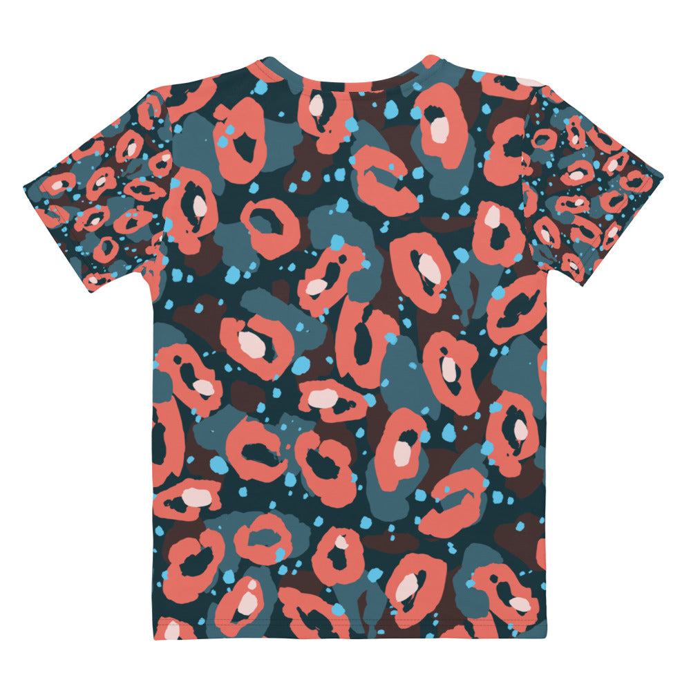 Leopard Peach Women's T-shirt