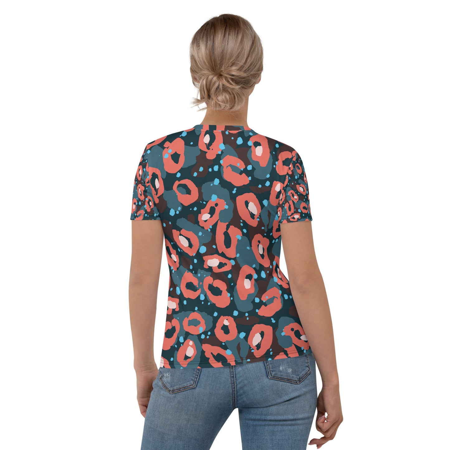 Leopard Peach Women's T-shirt