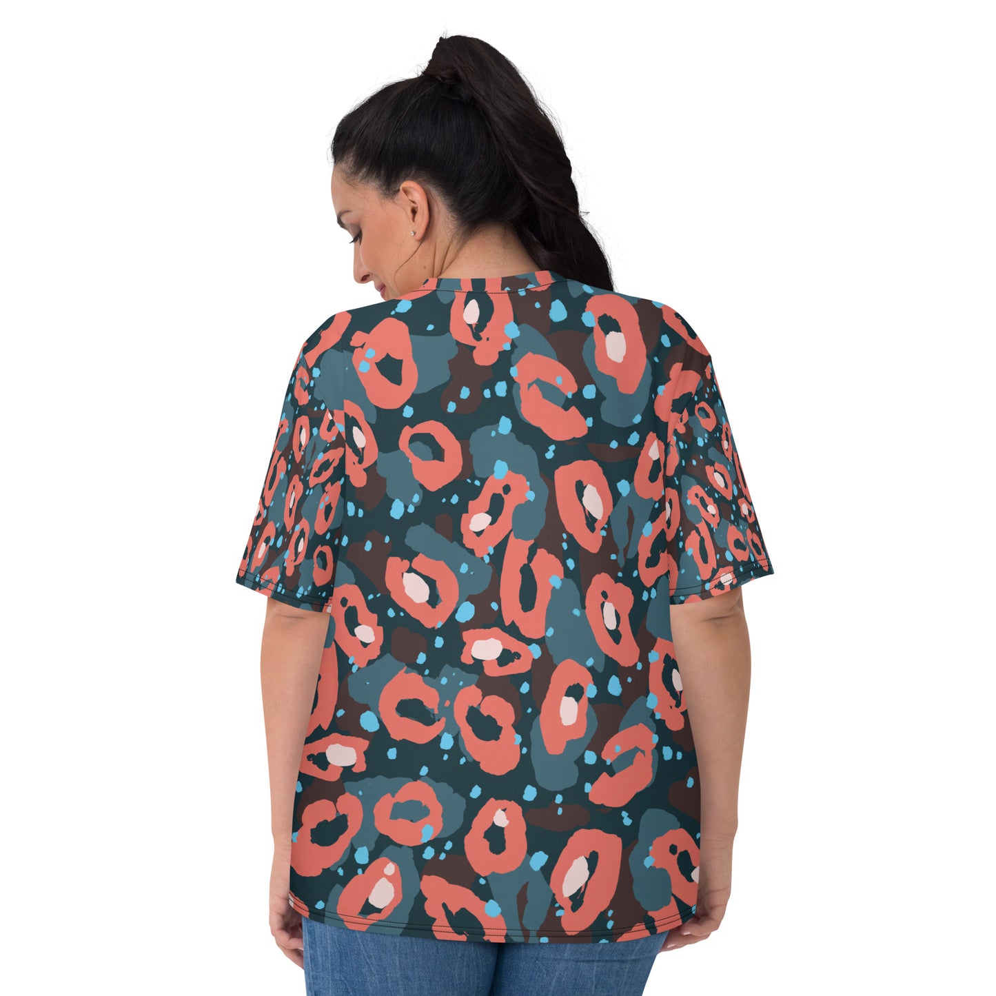 Leopard Peach Women's T-shirt