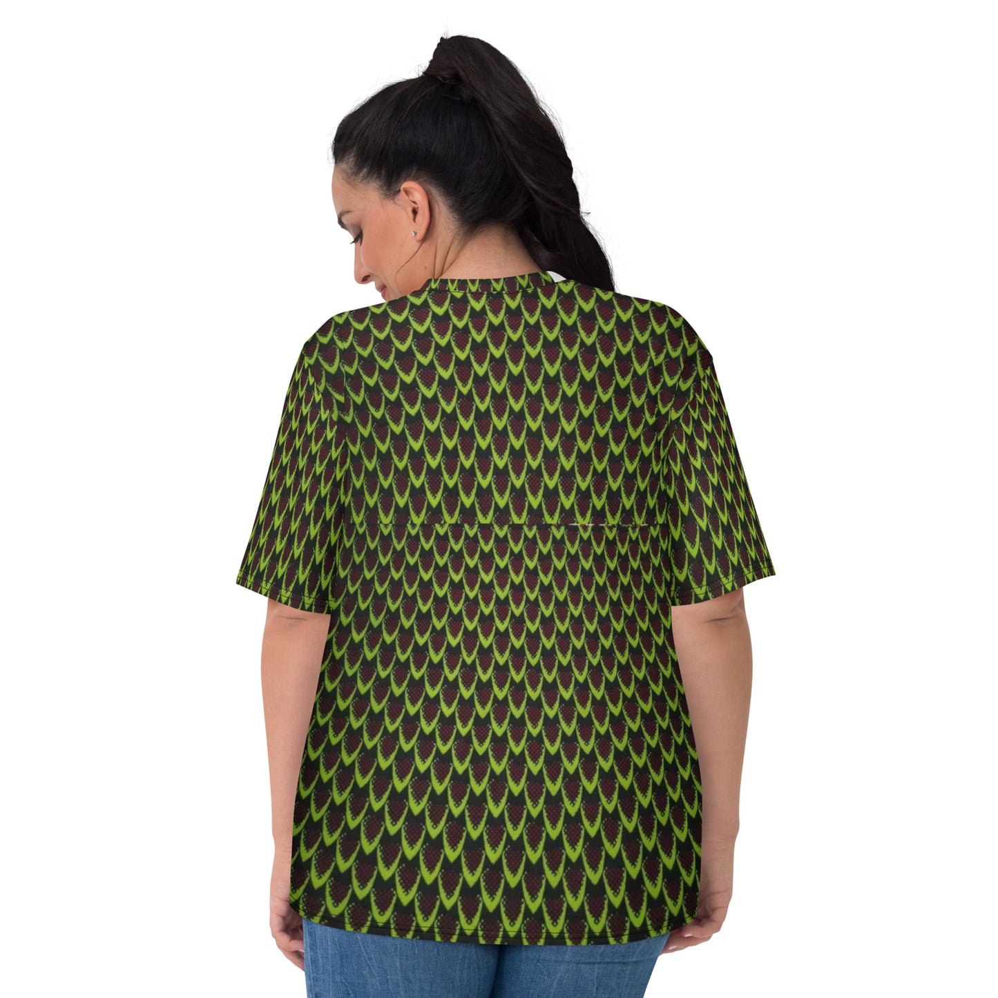 Green Flame Ankara Women's T-shirt