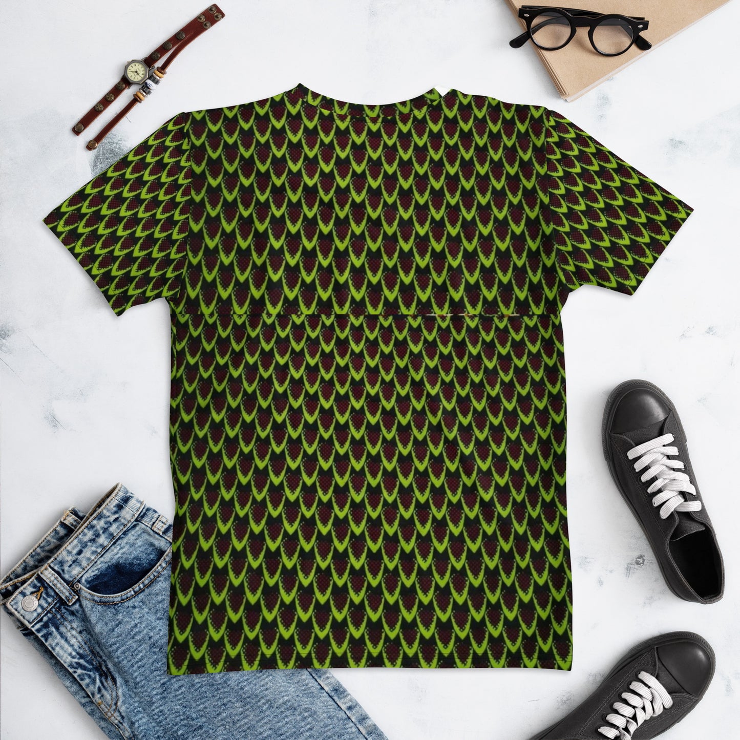 Green Flame Ankara Women's T-shirt