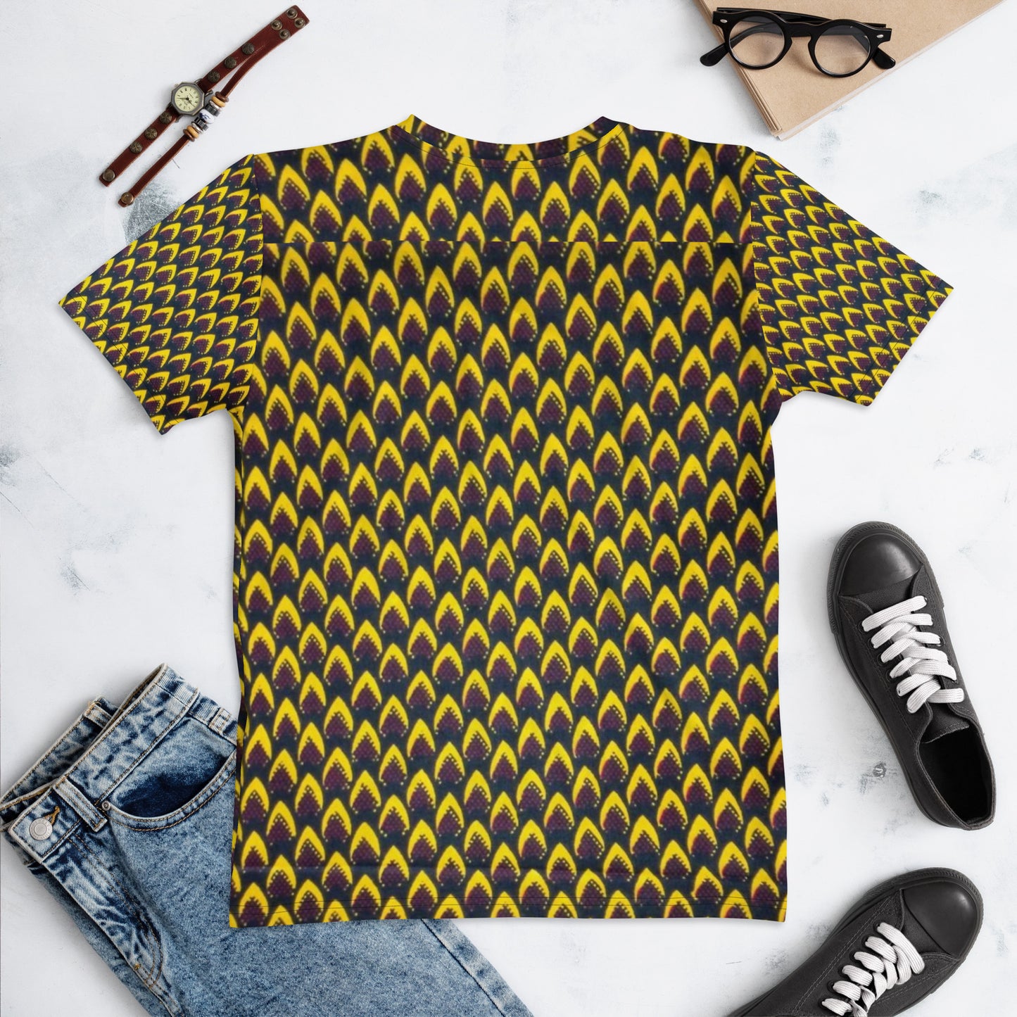 Yellow Flame Ankara Women's T-shirt