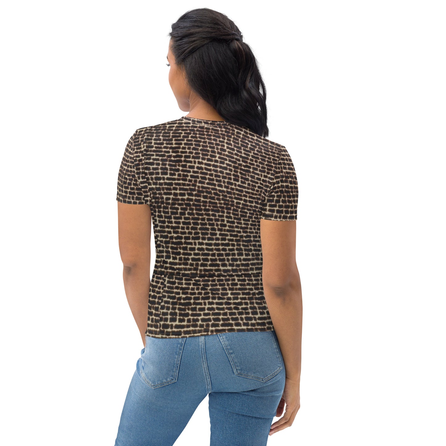 Brown Brick Ankara Women's T-shirt