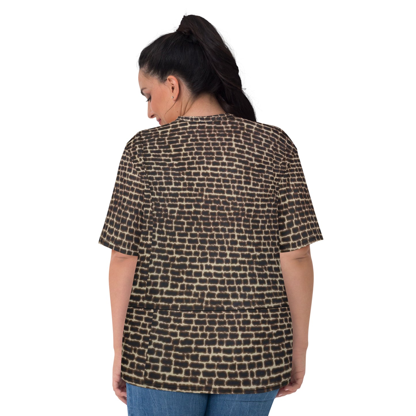 Brown Brick Ankara Women's T-shirt