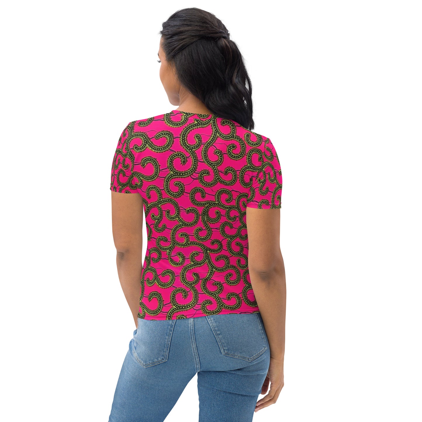 Pink Ankara Women's T-shirt