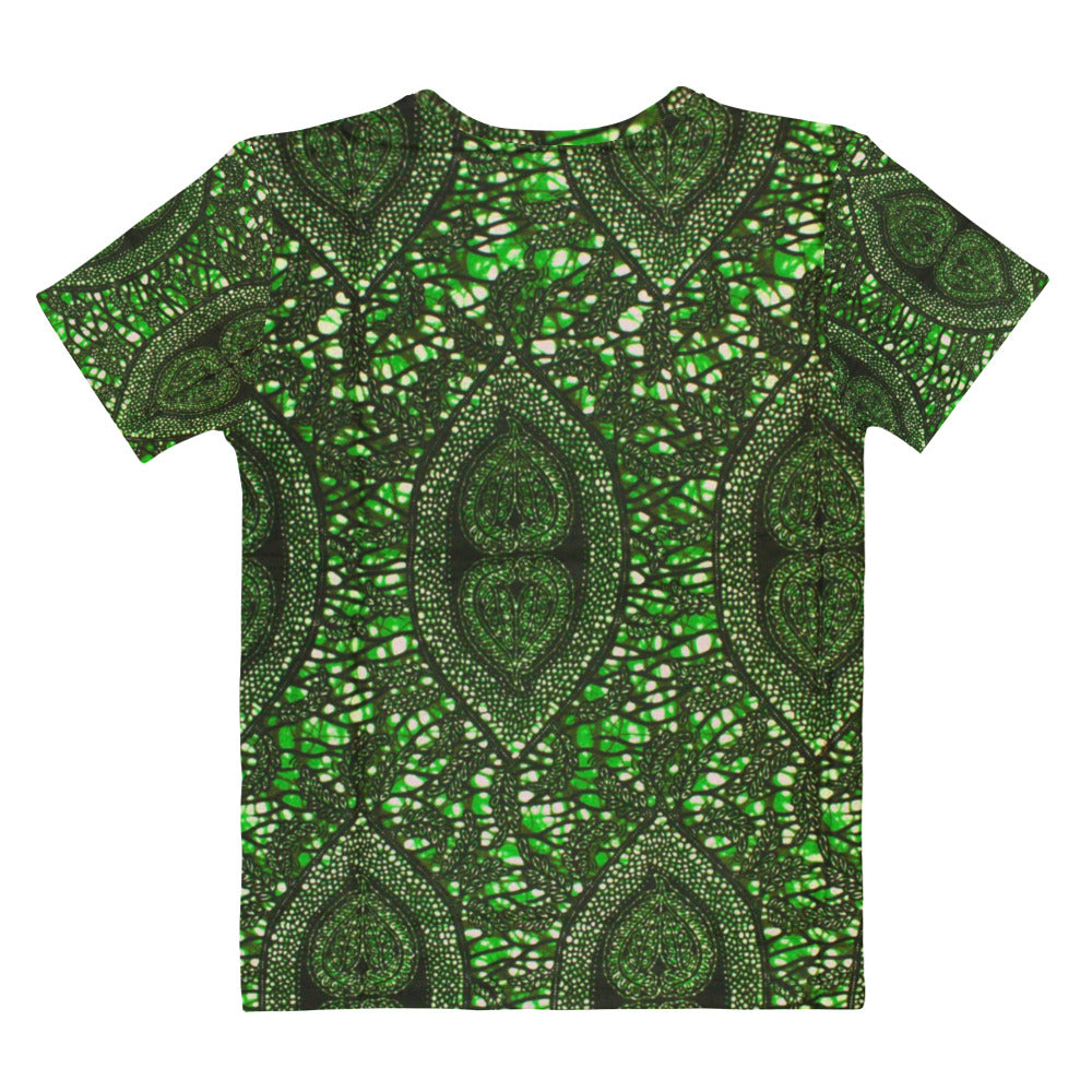 Green Peas Ankara Women's T-shirt