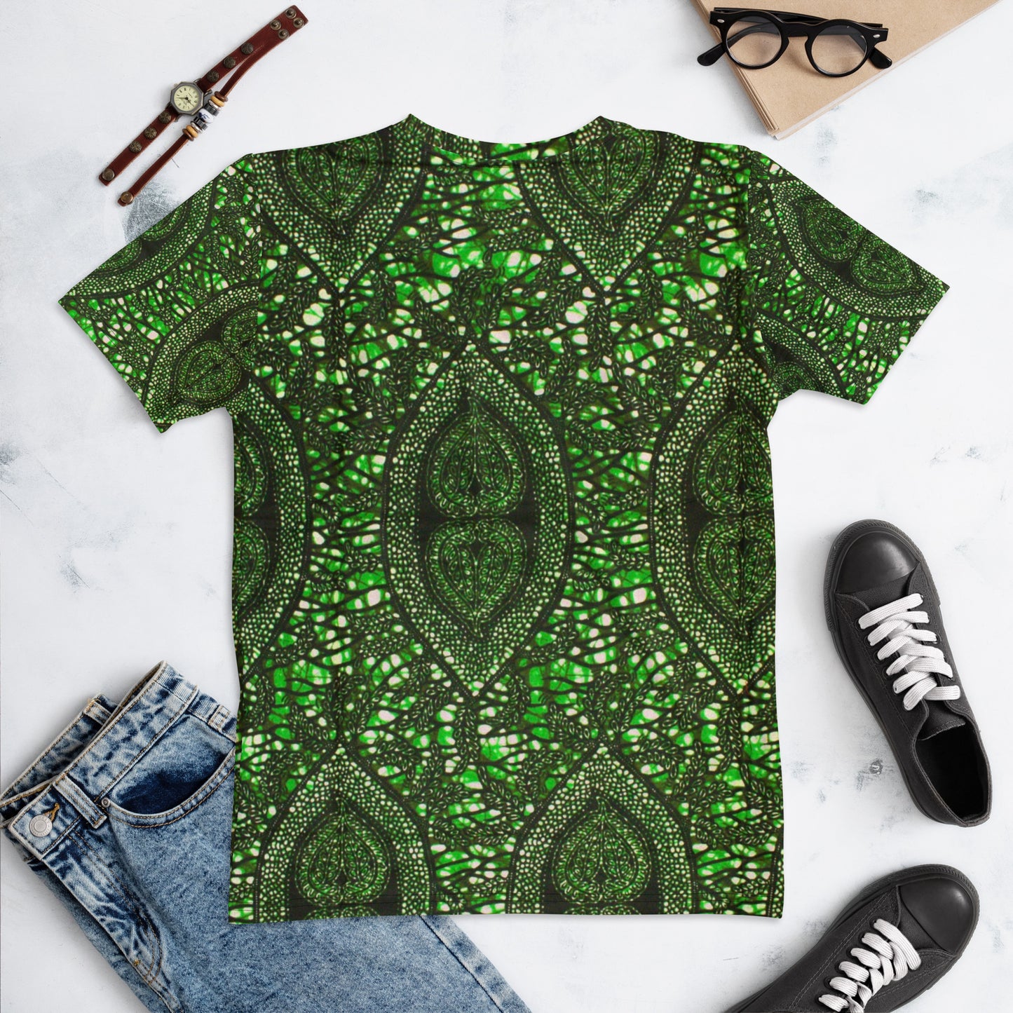 Green Peas Ankara Women's T-shirt