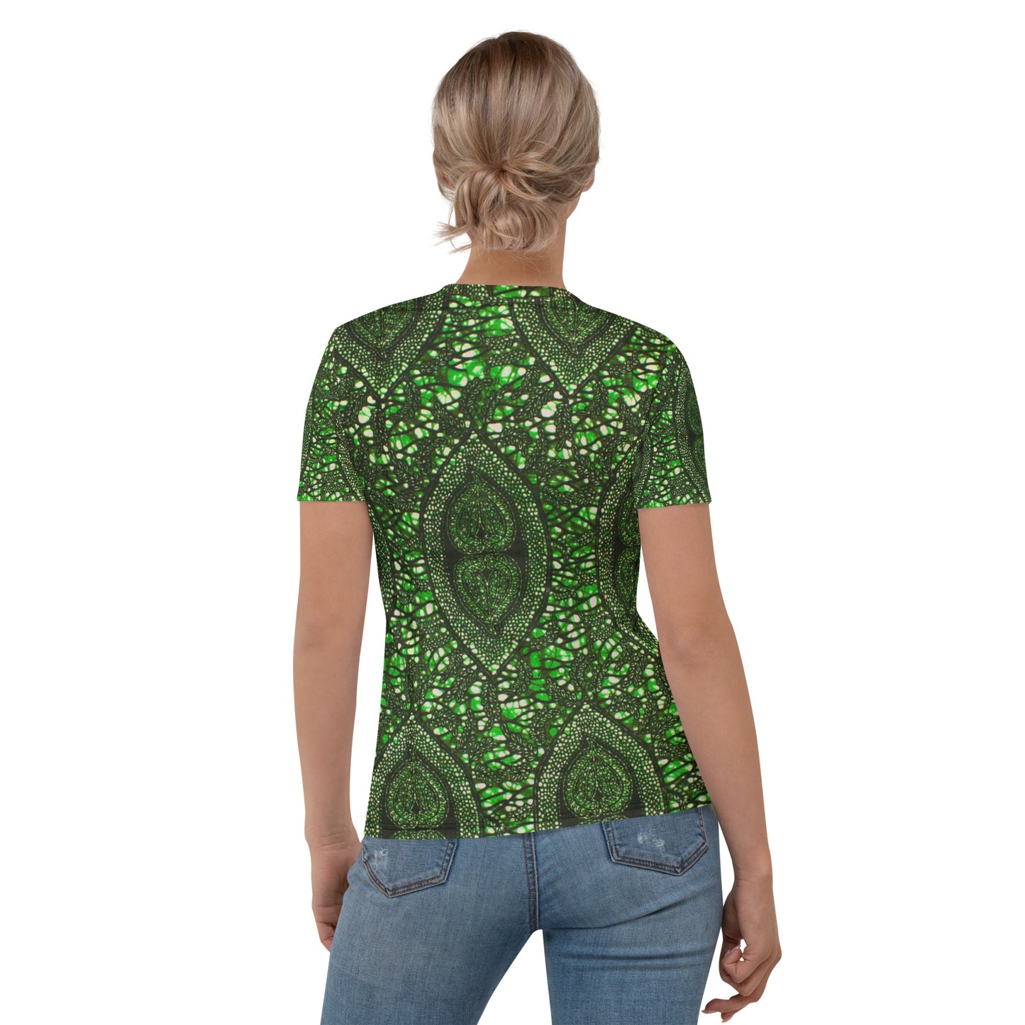 Green Peas Ankara Women's T-shirt