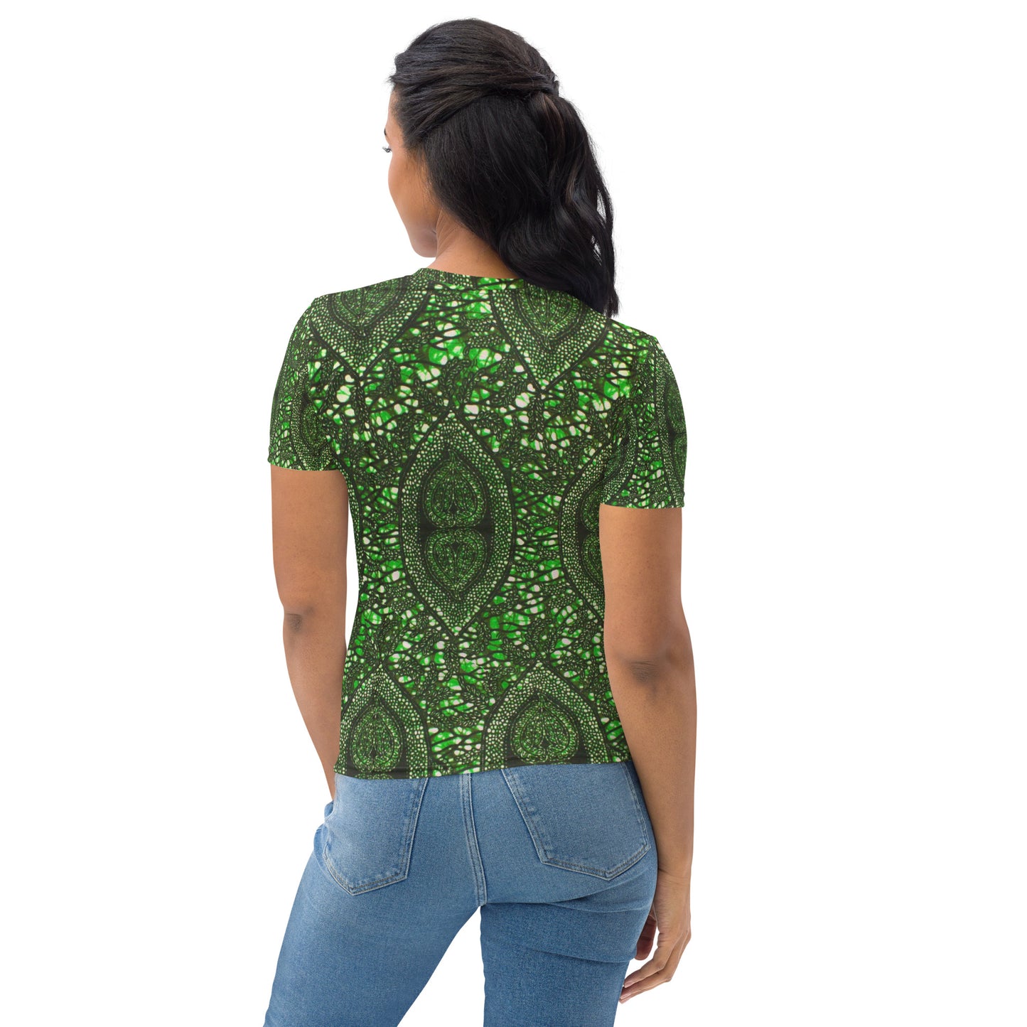 Green Peas Ankara Women's T-shirt