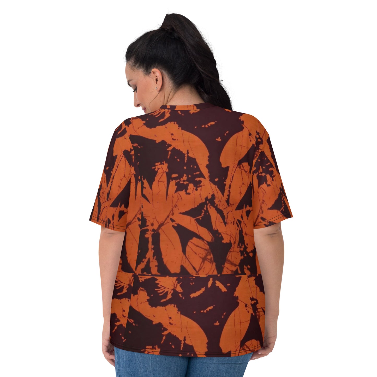 Orange Adire Women's T-shirt