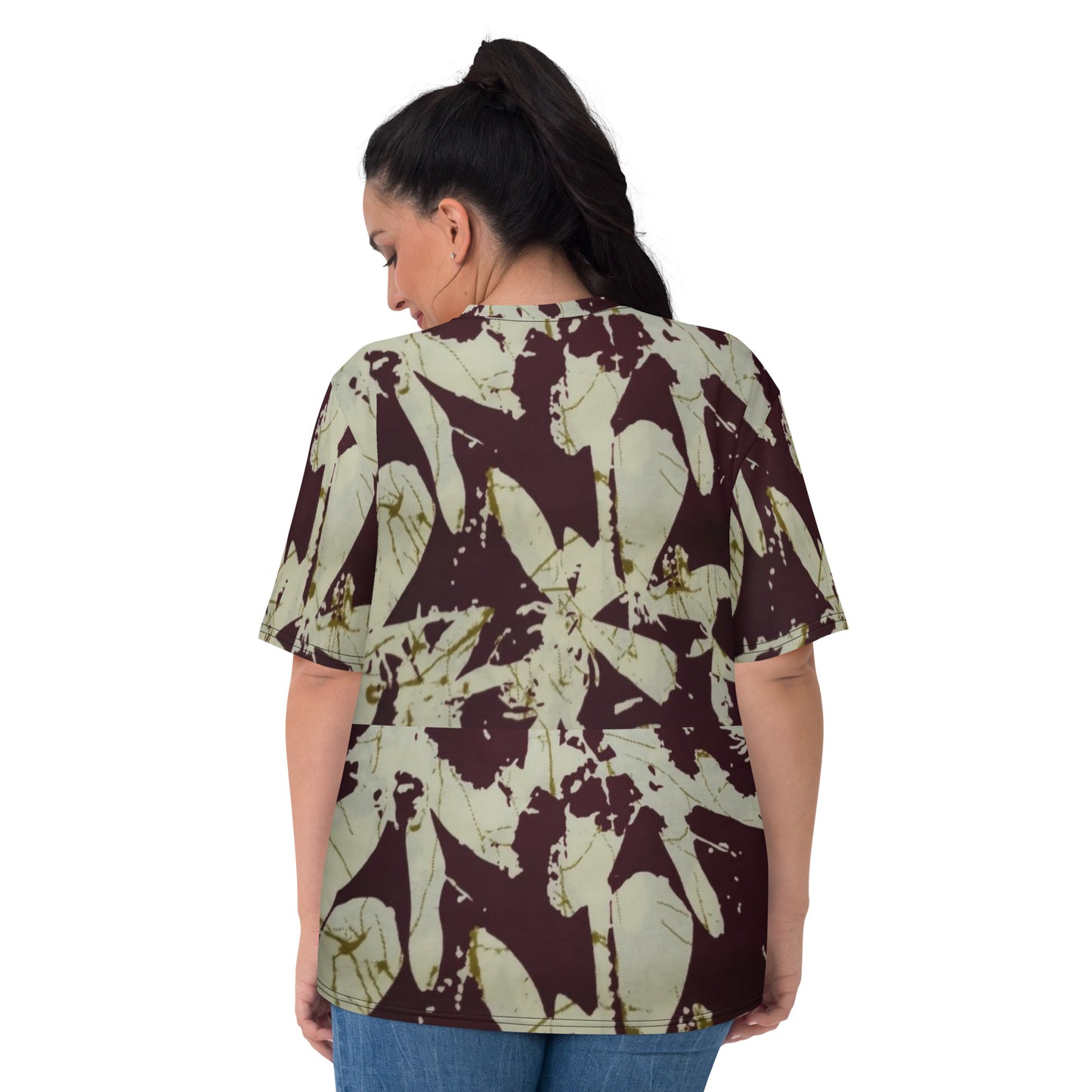 Brown Adire Women's T-shirt