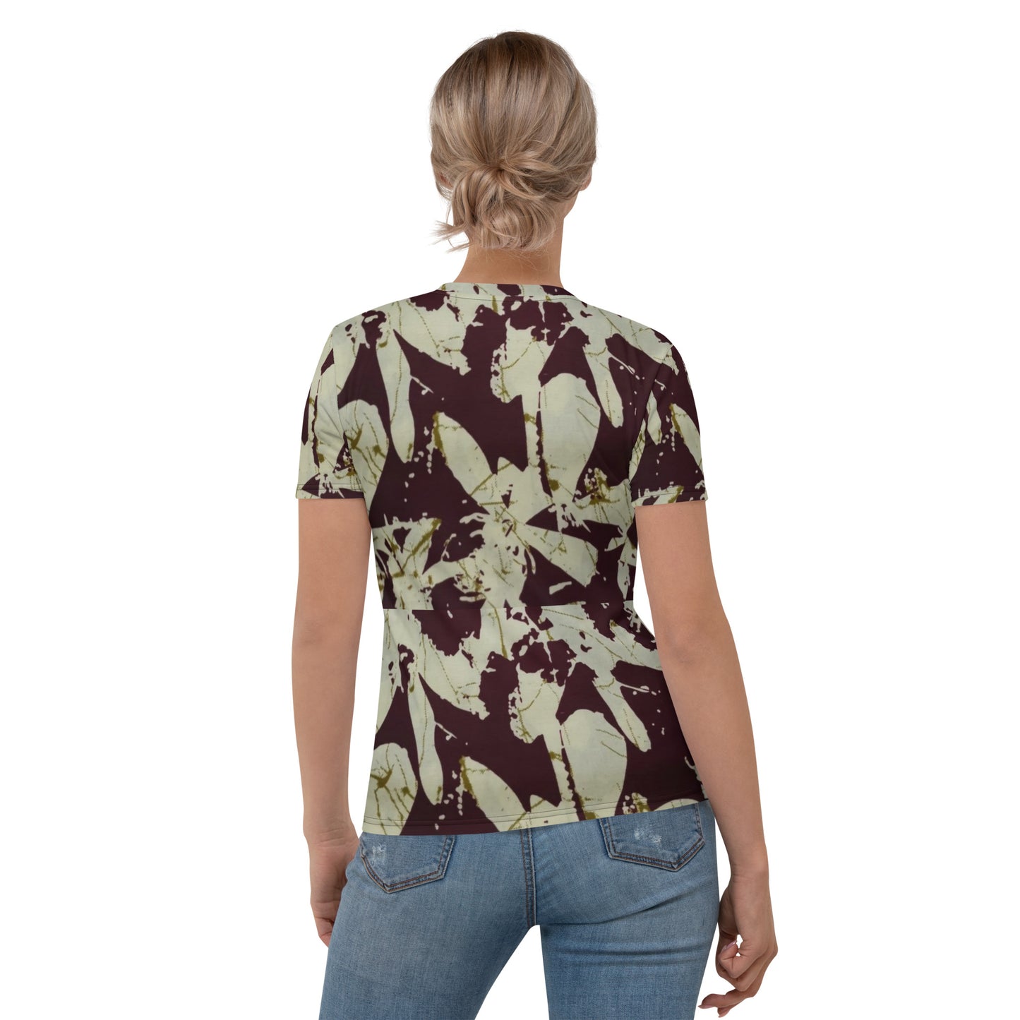 Brown Adire Women's T-shirt