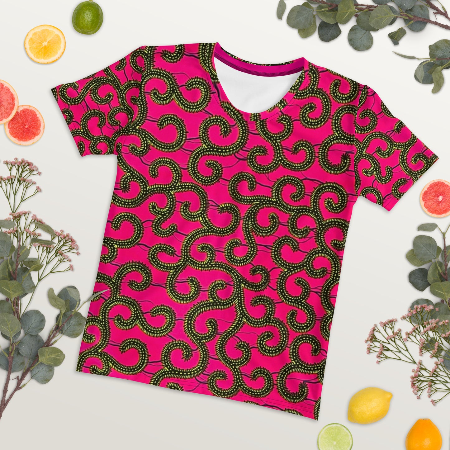 Pink Ankara Women's T-shirt