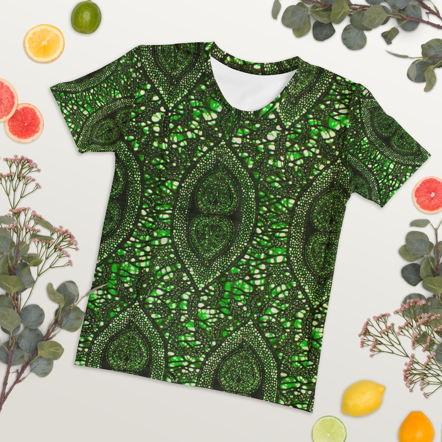 Green Peas Ankara Women's T-shirt