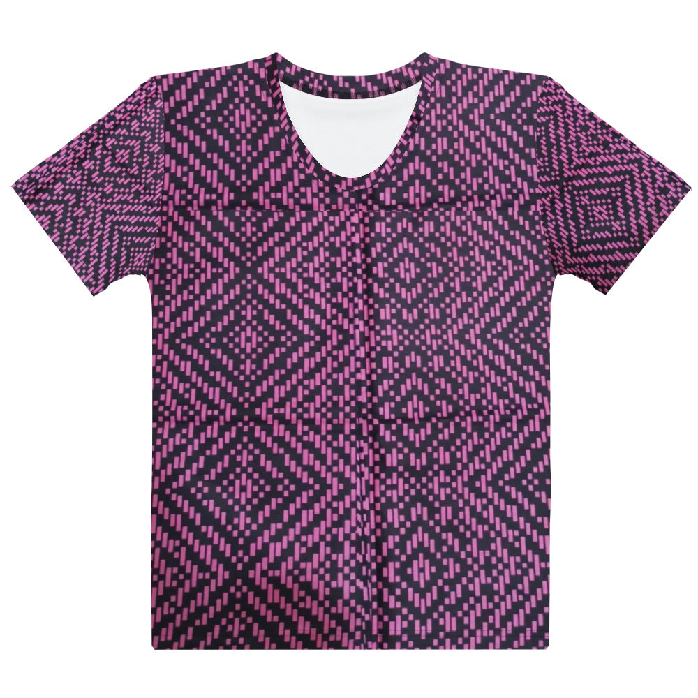 Pink Aztec Ankara Women's T-shirt